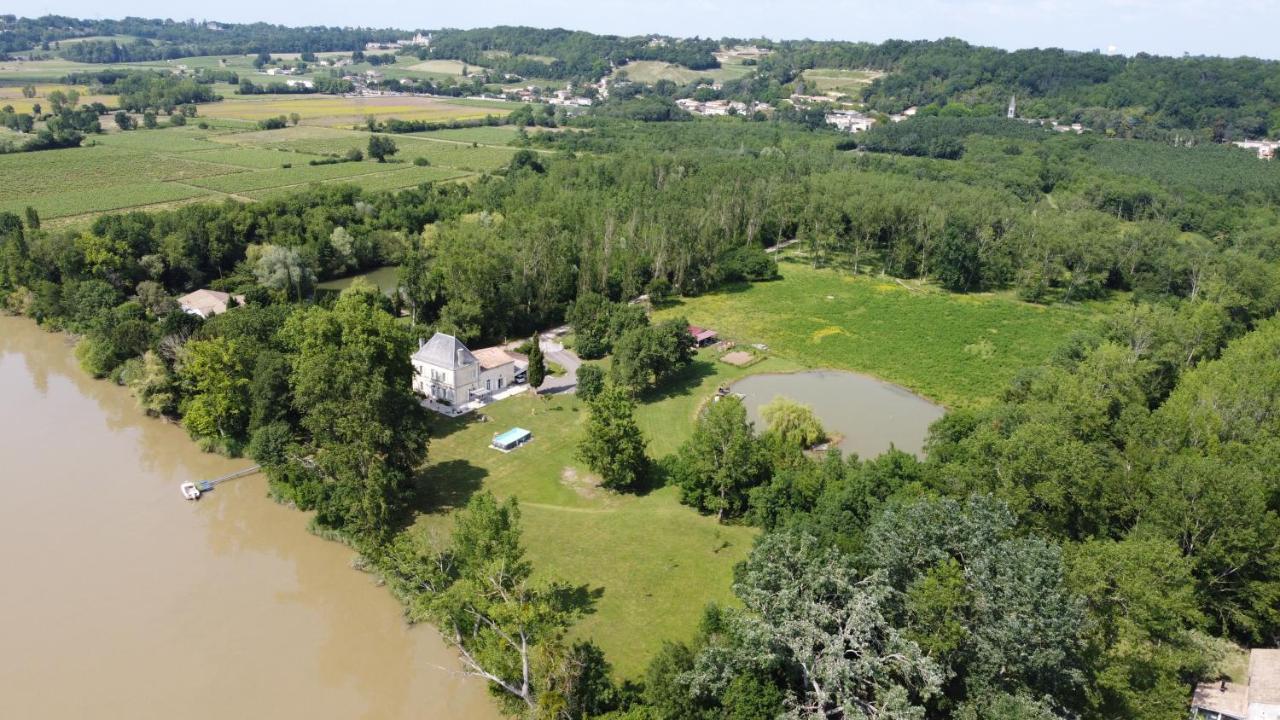 Le Cast'L 2 Coin De Paradis En Bord De Dordogne La Riviere (Gironde) Exterior foto
