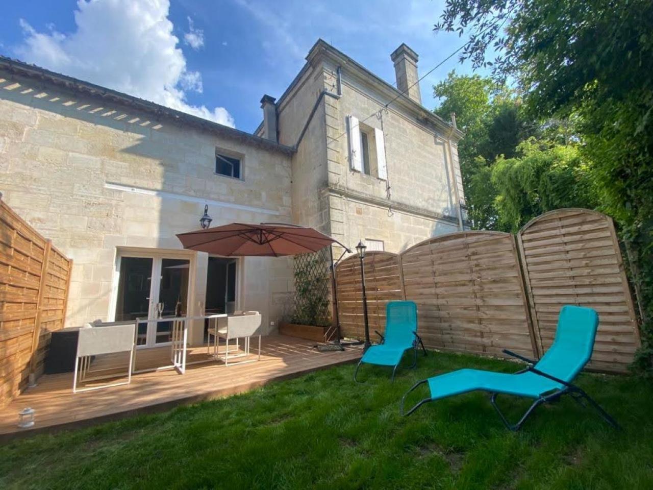 Le Cast'L 2 Coin De Paradis En Bord De Dordogne La Riviere (Gironde) Exterior foto